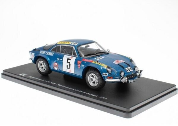 Alpine Renault A110 1800 Rallye de Portugal 1973 Thérier - Jaubert HACHETTE 1:24 WRC015 hinta ja tiedot | Pienoismallit | hobbyhall.fi