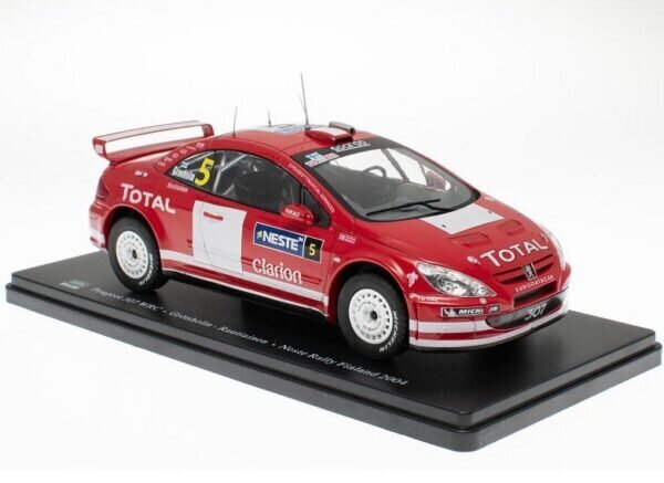 Peugeot 307 WRC Neste Rallye Finland 2004 Gronholm - Rautiainen HACHETTE 1:24 WRC050