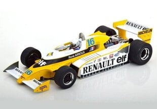 Renault RS10 GP #16 GP Great Britain 1979 R.Arnoux MCG 1:18 MCG18617 hinta ja tiedot | Pienoismallit | hobbyhall.fi
