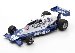 Tyrrell 008 #3 5th German GP 1978 Didier Pironi SPARK 1:43 S7237 hinta ja tiedot | Pienoismallit | hobbyhall.fi