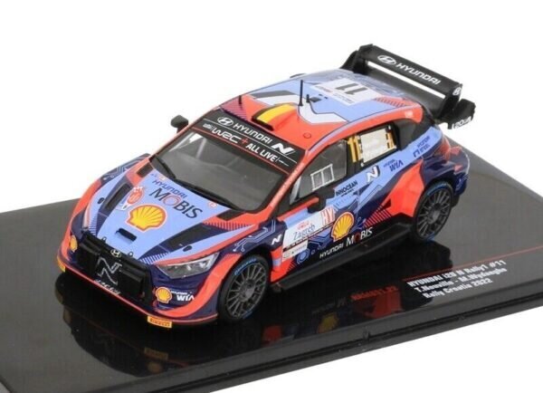 Hyundai i20 N #11 Rallye Croatia 2022 T.Neuville/M.Wydaeghe IXO 1:43 RAM851