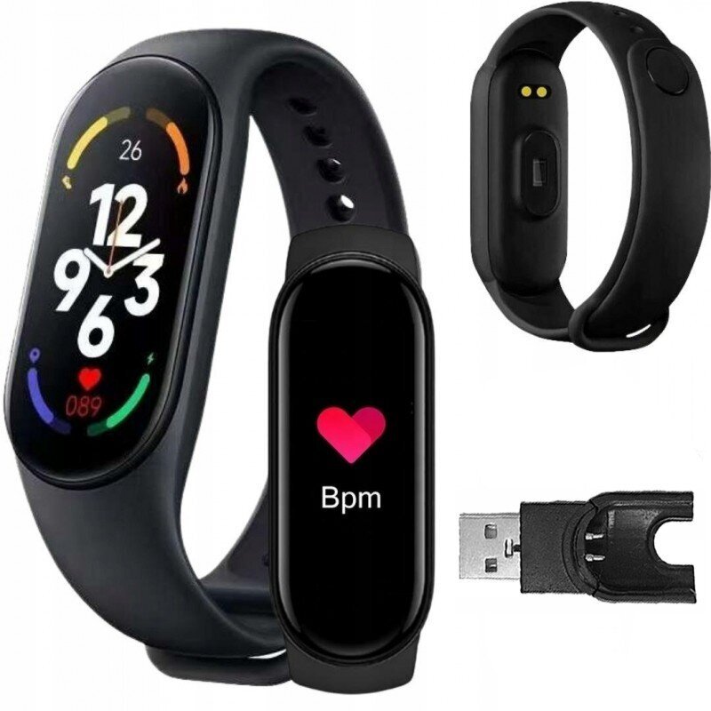 Smartband M7 Urheilurannekello 3 rannekeen setillä hinta ja tiedot | Älykellot | hobbyhall.fi