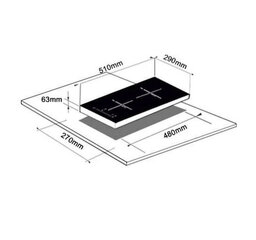 Schlosser PI302S1CW hinta ja tiedot | Liesitasot | hobbyhall.fi