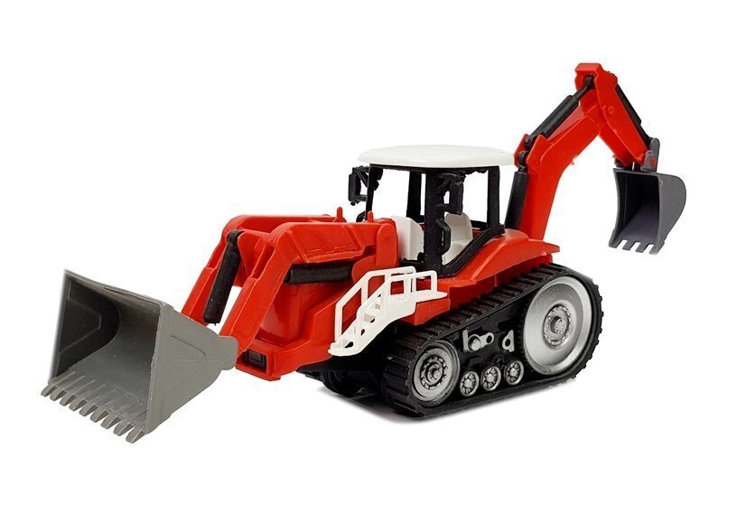 Maastoauto traktorin kanssa, musta, 51 cm hinta ja tiedot | Poikien lelut | hobbyhall.fi