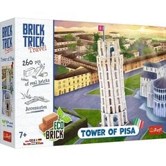 Trefl Brick Trick Travel Pisan kalteva torni 61610, 260 osaa hinta ja tiedot | LEGOT ja rakennuslelut | hobbyhall.fi