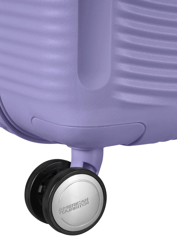 American Tourister keskikokoinen matkalaukku Soundbox Spinner Lavender Expandable 67cm, violetti hinta ja tiedot | Matkalaukut ja -kassit | hobbyhall.fi