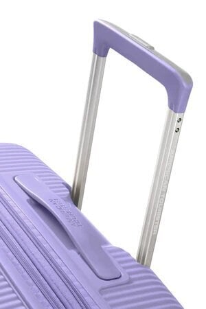 American Tourister keskikokoinen matkalaukku Soundbox Spinner Lavender Expandable 67cm, violetti hinta ja tiedot | Matkalaukut ja -kassit | hobbyhall.fi
