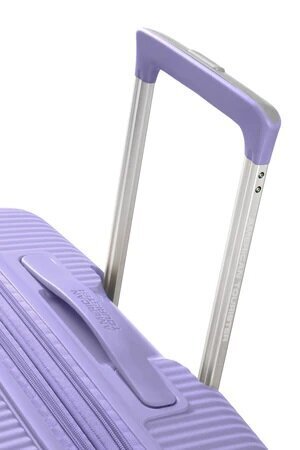 American Tourister keskikokoinen matkalaukku Soundbox Spinner Lavender Expandable 67cm, violetti hinta ja tiedot | Matkalaukut ja matkakassit | hobbyhall.fi