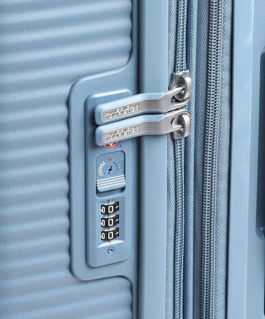 American Tourister iso matkalaukku Soundbox Spinner Expandable 77cm, harmaa hinta ja tiedot | Matkalaukut ja -kassit | hobbyhall.fi
