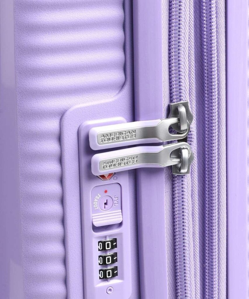 American Tourister lentolaukku Soundbox Spinner Expandable 55cm, violetti hinta ja tiedot | Matkalaukut ja -kassit | hobbyhall.fi