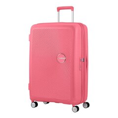 American Tourister iso matkalaukku Soundbox Spinner Expandable 77cm, pinkki hinta ja tiedot | Matkalaukut ja -kassit | hobbyhall.fi