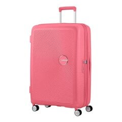 American Tourister keskikokoinen matkalaukku Soundbox Spinner Expandable 67cm, pinkki hinta ja tiedot | Matkalaukut ja matkakassit | hobbyhall.fi