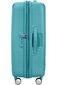 American Tourister keskikokoinen matkalaukku Soundbox Spinner Turquise Tonic Expandable 67cm, vihreä hinta ja tiedot | Matkalaukut ja -kassit | hobbyhall.fi