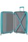 American Tourister keskikokoinen matkalaukku Soundbox Spinner Turquise Tonic Expandable 67cm, vihreä hinta ja tiedot | Matkalaukut ja -kassit | hobbyhall.fi