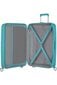 American Tourister lentolaukku Soundbox Spinner Turquise Tonic Expandable 55cm, vihreä hinta ja tiedot | Matkalaukut ja matkakassit | hobbyhall.fi