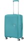 American Tourister lentolaukku Soundbox Spinner Turquise Tonic Expandable 55cm, vihreä hinta ja tiedot | Matkalaukut ja matkakassit | hobbyhall.fi