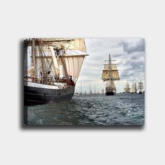 Sisustustaulu Laivat, 70 x 100 cm hinta ja tiedot | Taulut | hobbyhall.fi