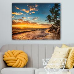 Sisustustaulu Rannikko, 70 x 100 cm hinta ja tiedot | Taulut | hobbyhall.fi