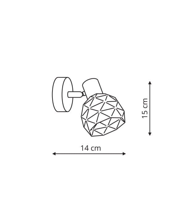 Seinävalaisin Light Prestige Cecina hinta ja tiedot | Seinävalaisimet | hobbyhall.fi