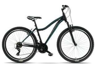 Naisten polkupyörä MTB Kands Energy 500, 168-185 cm, 27,5" alumiinivanteet, musta/turkoosi hinta ja tiedot | Polkupyörät | hobbyhall.fi