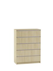 Lipasto ADRK Bente, 82x40x111,5 cm, ruskea/valkoinen hinta ja tiedot | Lipastot | hobbyhall.fi