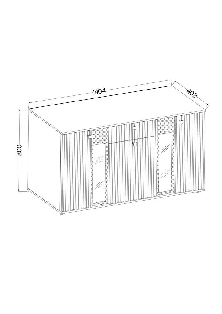 ADRK Salia lipasto, ruskea hinta ja tiedot | Lipastot | hobbyhall.fi