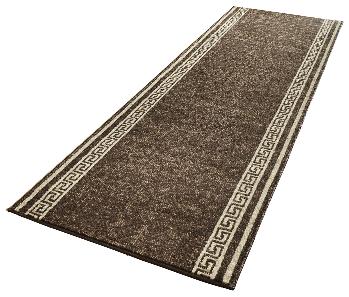 Hanse Home -matto Casa Brown, 80x450 cm hinta ja tiedot | Isot matot | hobbyhall.fi