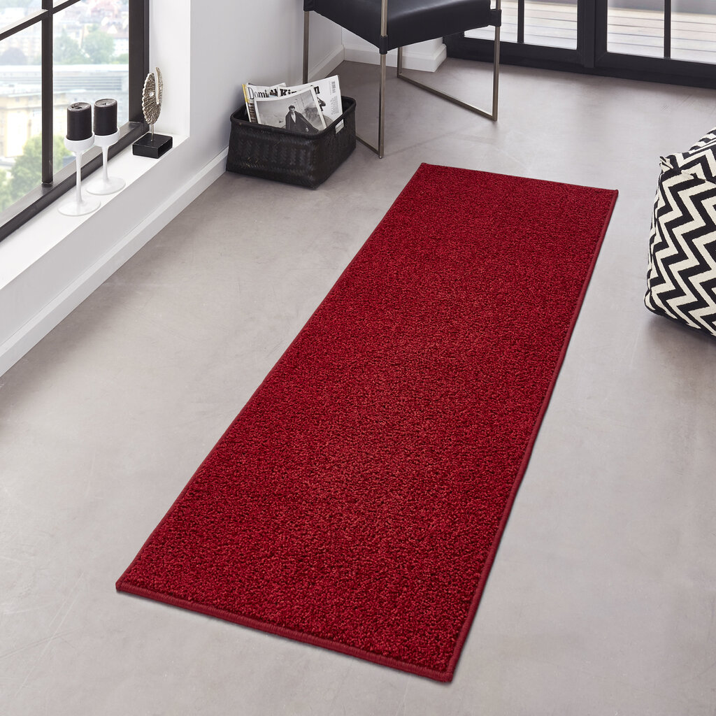 Hanse Home Pure Red, matto, 80x400 cm hinta ja tiedot | Isot matot | hobbyhall.fi