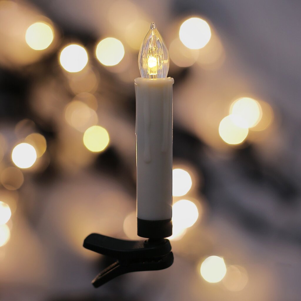 LED-kynttilät joulukuuseen, 20 kappaletta hinta ja tiedot | Kynttilät ja kynttilänjalat | hobbyhall.fi