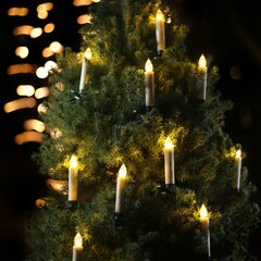 LED-kynttilät joulukuuseen, 20 kappaletta hinta ja tiedot | Kynttilät ja kynttilänjalat | hobbyhall.fi