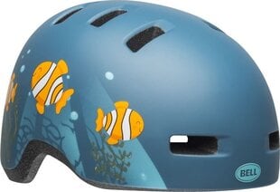 Lasten pyöräilykypärä BELL Lil Ripper clown fish, XS, sininen hinta ja tiedot | Bell Urheilu ja vapaa-aika | hobbyhall.fi