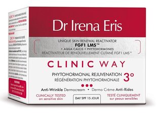 Päivävoide fytohormoneilla Dr. Irena Eris Clinic Way No. 3, SPF15, 50 ml hinta ja tiedot | Dr Irena Eris Hajuvedet ja kosmetiikka | hobbyhall.fi