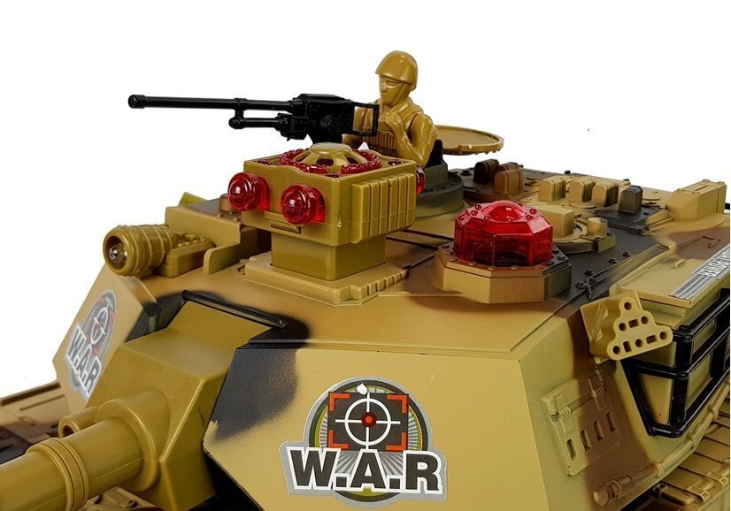 Kauko-ohjattava tankki ääni- ja valoefekteillä, keltainen hinta ja tiedot | Poikien lelut | hobbyhall.fi