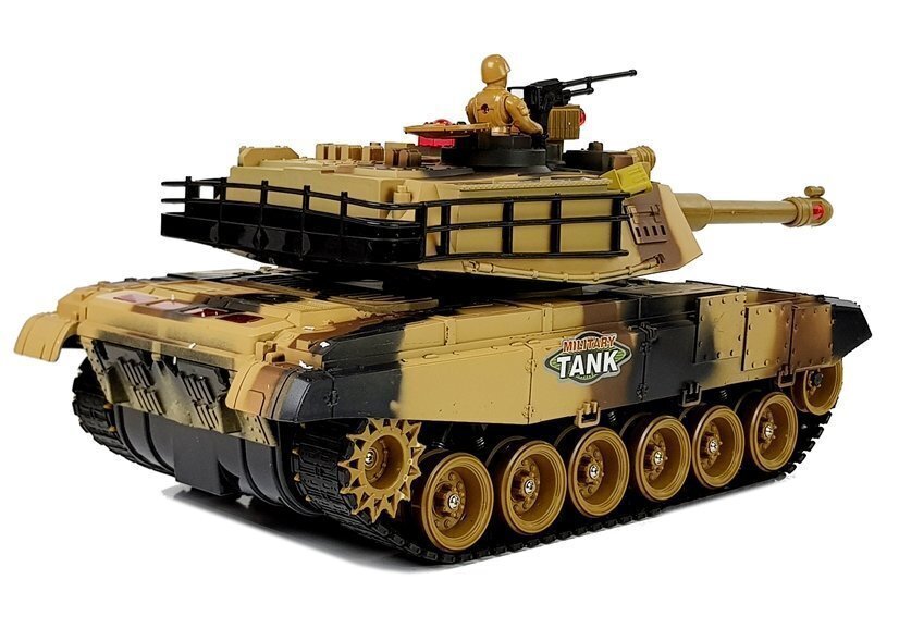 Kauko-ohjattava tankki ääni- ja valoefekteillä, keltainen hinta ja tiedot | Poikien lelut | hobbyhall.fi