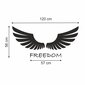 Koristepeili Wings of Freedom, hopea hinta ja tiedot | Peilit | hobbyhall.fi