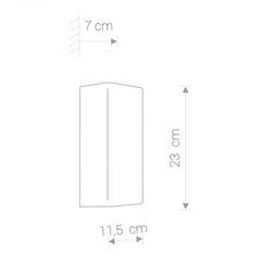 Nowodvorski Lighting seinävalaisin Bergen Graphite 9707 hinta ja tiedot | Seinävalaisimet | hobbyhall.fi