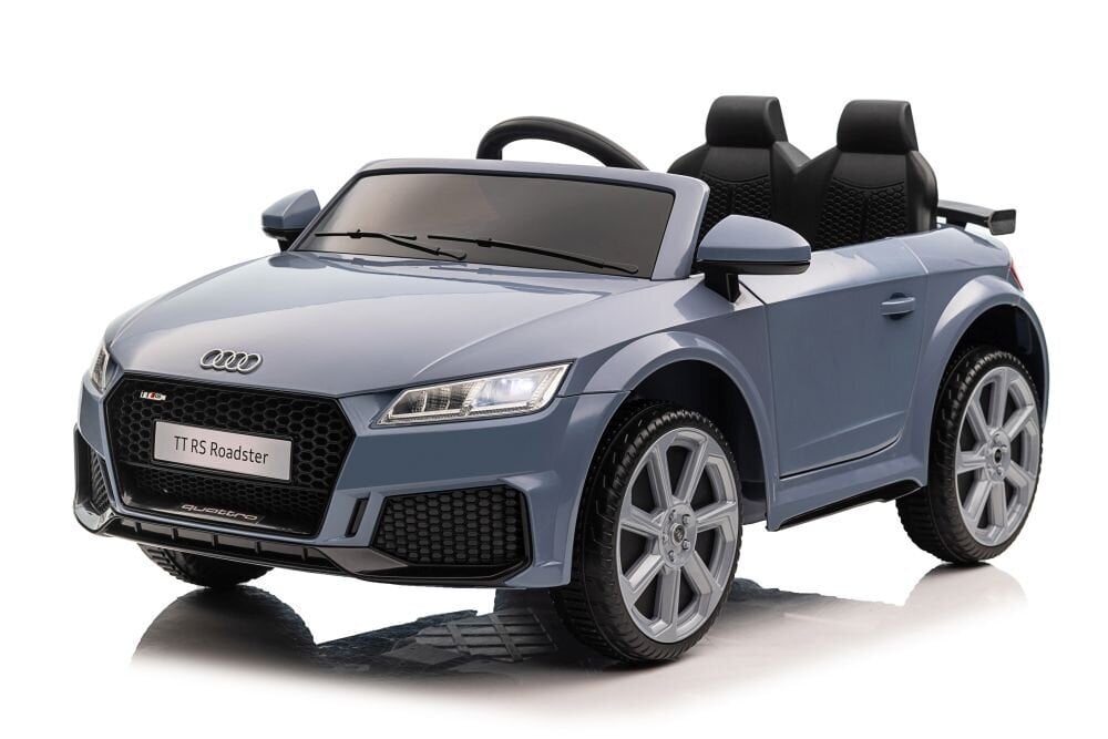 Audi TT RS yksipaikkainen sähköauto lapsille, vaaleansininen hinta ja tiedot | Lasten sähköautot | hobbyhall.fi