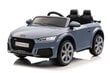 Audi TT RS yksipaikkainen sähköauto lapsille, vaaleansininen hinta ja tiedot | Lasten sähköautot | hobbyhall.fi