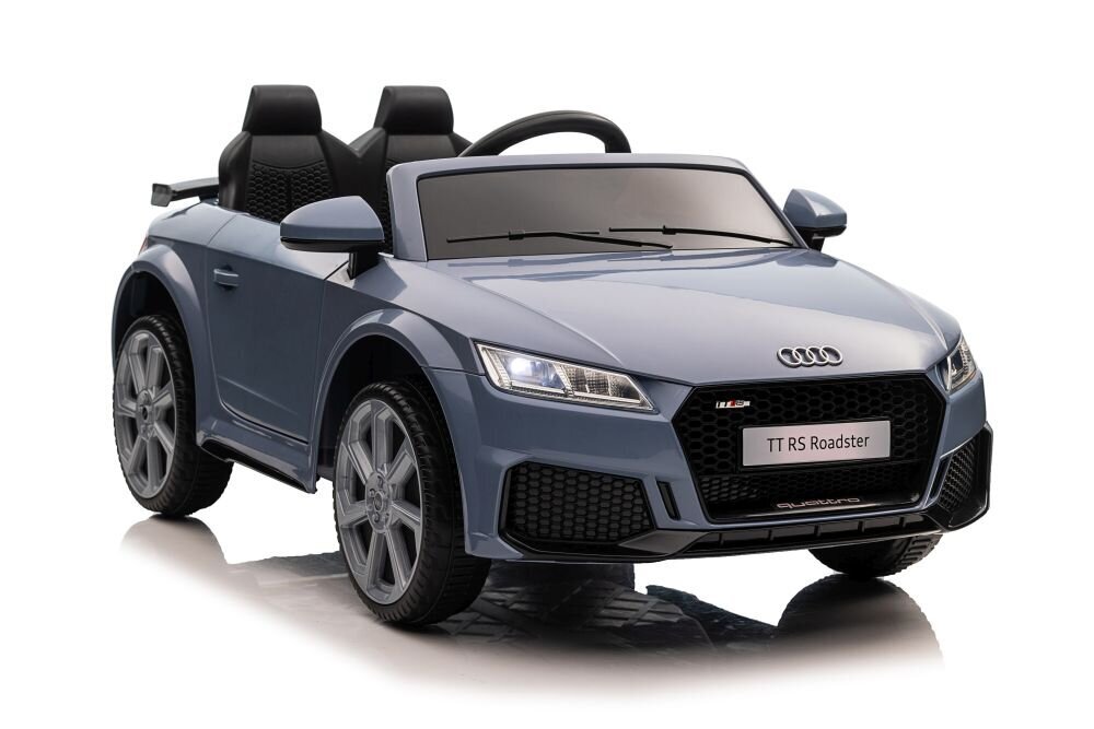 Audi TT RS yksipaikkainen sähköauto lapsille, vaaleansininen hinta ja tiedot | Lasten sähköautot | hobbyhall.fi