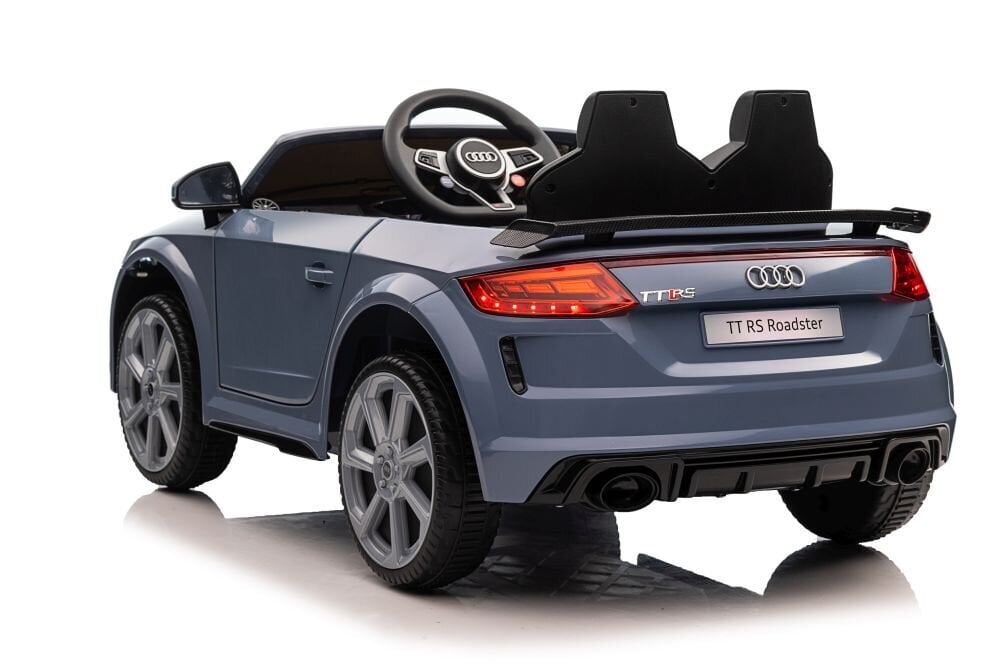 Audi TT RS yksipaikkainen sähköauto lapsille, vaaleansininen hinta ja tiedot | Lasten sähköautot | hobbyhall.fi