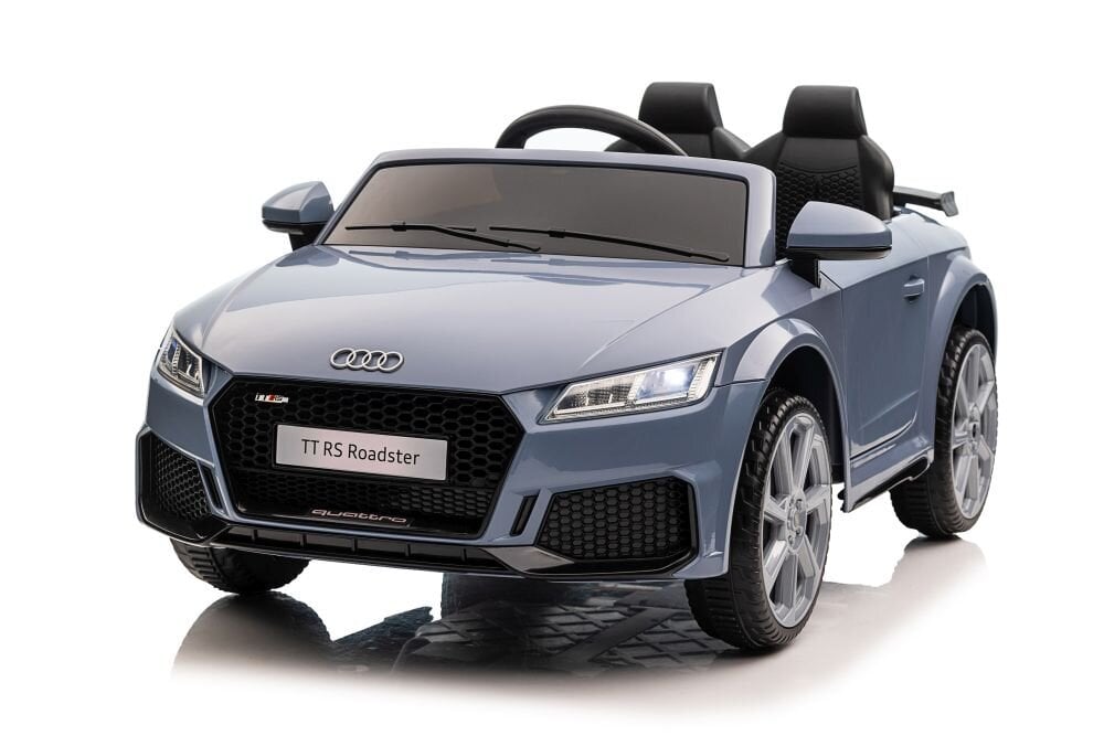 Audi TT RS yksipaikkainen sähköauto lapsille, vaaleansininen hinta ja tiedot | Lasten sähköautot | hobbyhall.fi