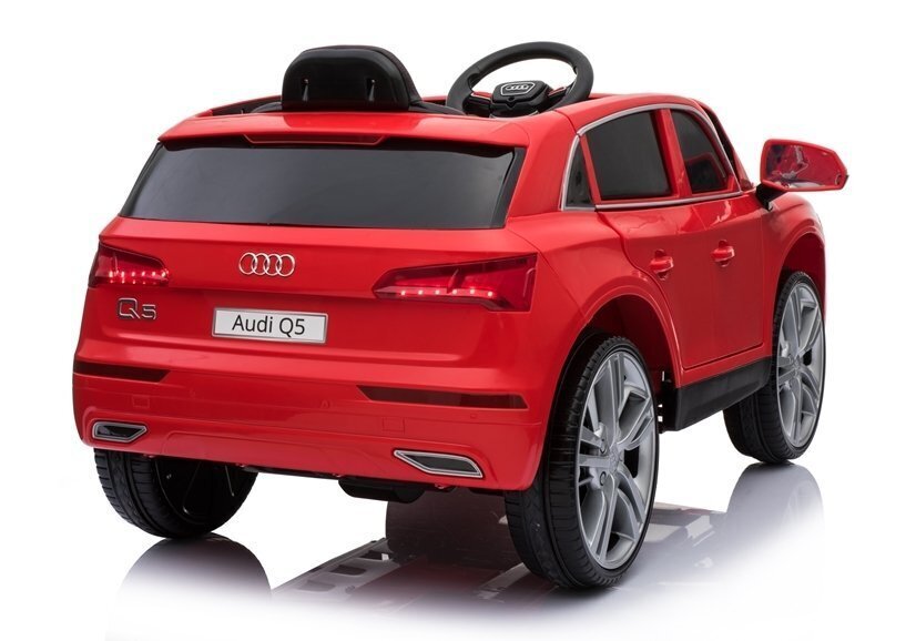 Audi Q5 Musta yksipaikkainen sähköauto, punainen hinta ja tiedot | Lasten sähköautot | hobbyhall.fi