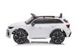 Audi RS6 BRD yksipaikkainen sähköauto, valkoinen hinta ja tiedot | Lasten sähköautot | hobbyhall.fi