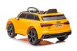 Audi RS6 BRD yksipaikkainen sähköauto, keltainen hinta ja tiedot | Lasten sähköautot | hobbyhall.fi