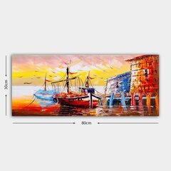 Sisustustaulu Laituri, 30 x 80 cm hinta ja tiedot | Taulut | hobbyhall.fi