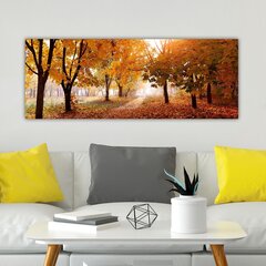 Sisustustaulu Värikäs syksy, 30 x 80 cm hinta ja tiedot | Taulut | hobbyhall.fi