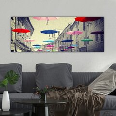 Sisustustaulu Värillinen taivas, 30 x 80 cm hinta ja tiedot | Taulut | hobbyhall.fi