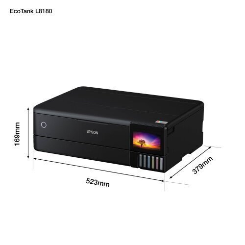 Epson EcoTank L8180 hinta ja tiedot | Tulostimet | hobbyhall.fi