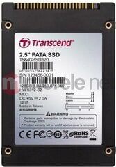 Transcend PSD330 64GB IDE (TS64GPSD330) hinta ja tiedot | Kovalevyt | hobbyhall.fi