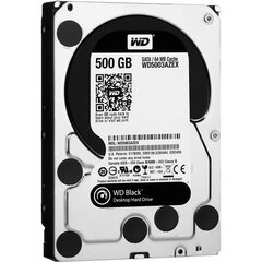 WD Desktop Black 500GB HDD 64MB Cache hinta ja tiedot | Kovalevyt | hobbyhall.fi